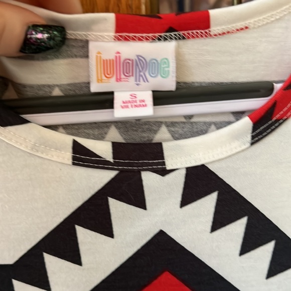 Aztec Style Print Pocket Dress S - Picture 3 of 4